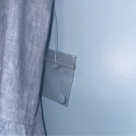 NWOT LAKE Dress Women XS Blue Linen Helen Tiered Ruffle Sundress Pocket Mini - Picture 4 of 7